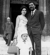 Pat et ses parents 3juillet1960
